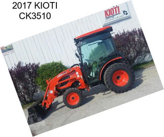 2017 KIOTI CK3510