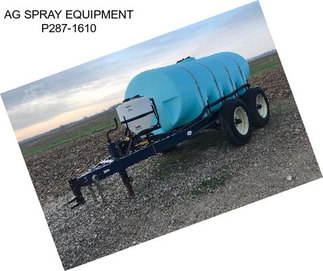 AG SPRAY EQUIPMENT P287-1610