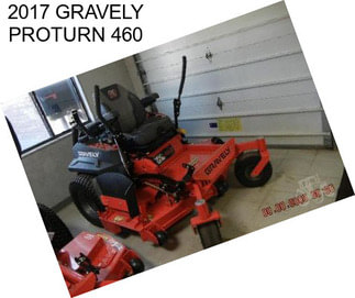 2017 GRAVELY PROTURN 460