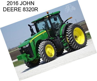 2016 JOHN DEERE 8320R