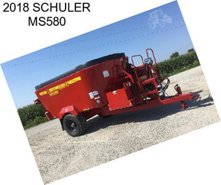 2018 SCHULER MS580