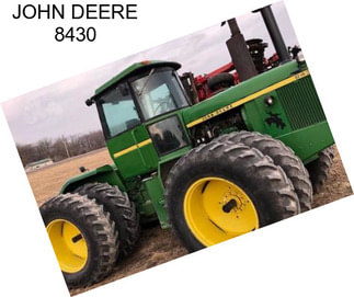 JOHN DEERE 8430