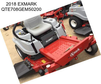 2018 EXMARK QTE708GEM50200