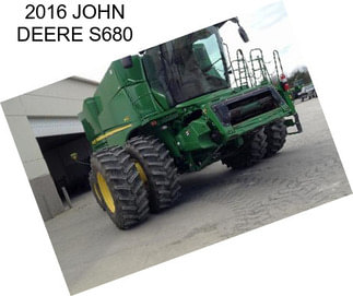 2016 JOHN DEERE S680