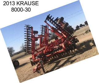 2013 KRAUSE 8000-30