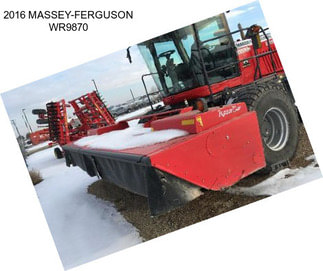 2016 MASSEY-FERGUSON WR9870