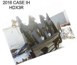 2016 CASE IH HDX3R