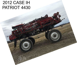 2012 CASE IH PATRIOT 4430