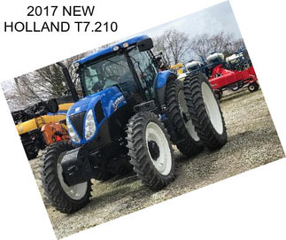 2017 NEW HOLLAND T7.210