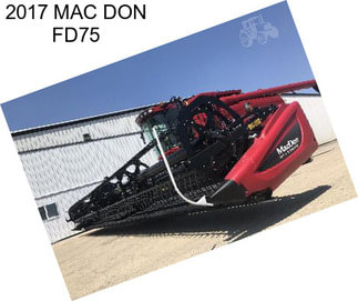 2017 MAC DON FD75