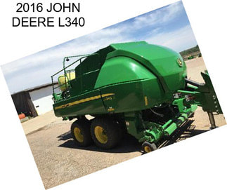 2016 JOHN DEERE L340