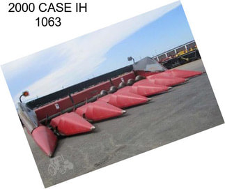 2000 CASE IH 1063