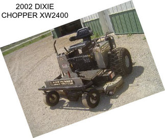 2002 DIXIE CHOPPER XW2400