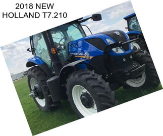 2018 NEW HOLLAND T7.210