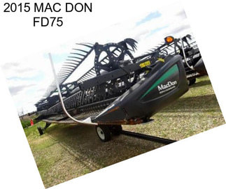 2015 MAC DON FD75