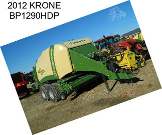 2012 KRONE BP1290HDP