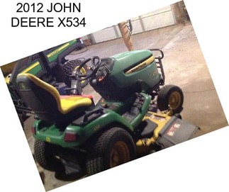 2012 JOHN DEERE X534