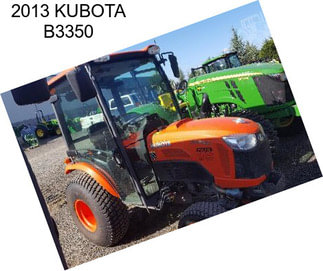 2013 KUBOTA B3350