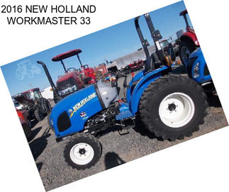 2016 NEW HOLLAND WORKMASTER 33