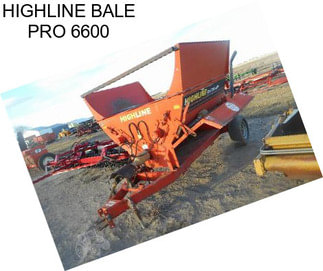 HIGHLINE BALE PRO 6600