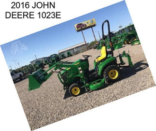 2016 JOHN DEERE 1023E