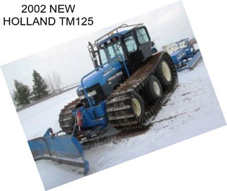 2002 NEW HOLLAND TM125