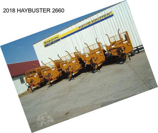 2018 HAYBUSTER 2660