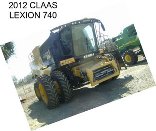 2012 CLAAS LEXION 740