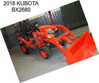 2018 KUBOTA BX2680