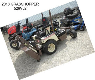 2018 GRASSHOPPER 526V52