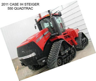 2011 CASE IH STEIGER 550 QUADTRAC