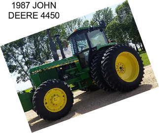 1987 JOHN DEERE 4450