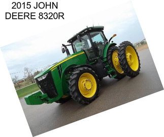 2015 JOHN DEERE 8320R