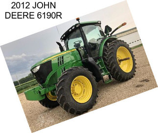 2012 JOHN DEERE 6190R