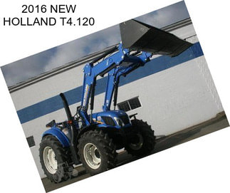 2016 NEW HOLLAND T4.120