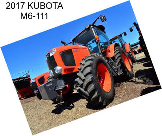2017 KUBOTA M6-111