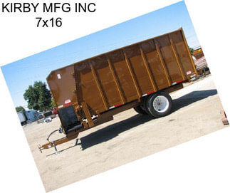 KIRBY MFG INC 7x16