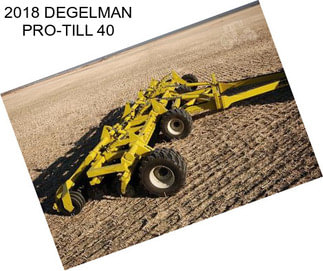 2018 DEGELMAN PRO-TILL 40