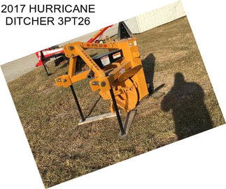 2017 HURRICANE DITCHER 3PT26