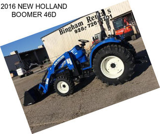 2016 NEW HOLLAND BOOMER 46D