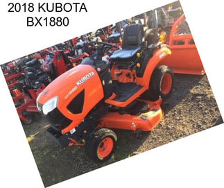 2018 KUBOTA BX1880