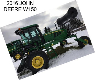 2016 JOHN DEERE W150