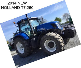 2014 NEW HOLLAND T7.260