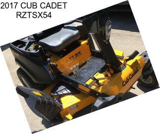 2017 CUB CADET RZTSX54