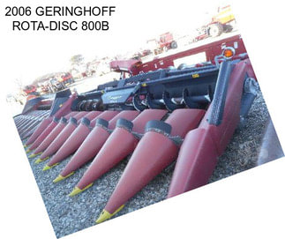 2006 GERINGHOFF ROTA-DISC 800B