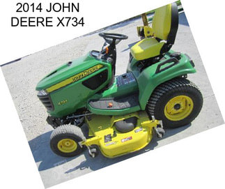 2014 JOHN DEERE X734