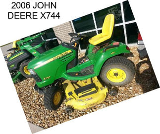 2006 JOHN DEERE X744