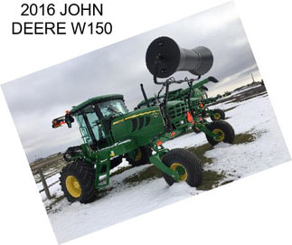 2016 JOHN DEERE W150
