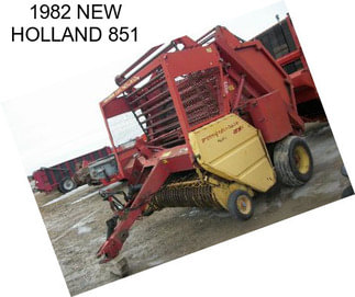 1982 NEW HOLLAND 851