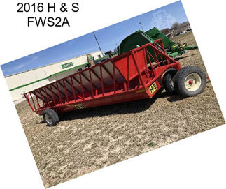 2016 H & S FWS2A